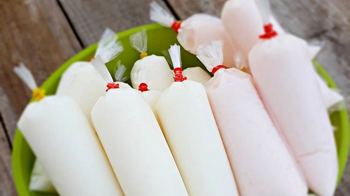 sữa chua đóng túi